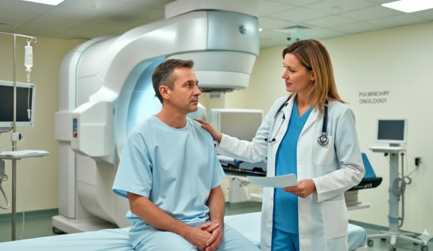 Radioterapia pode substituir a cirurgia no câncer de pulmão inicial?